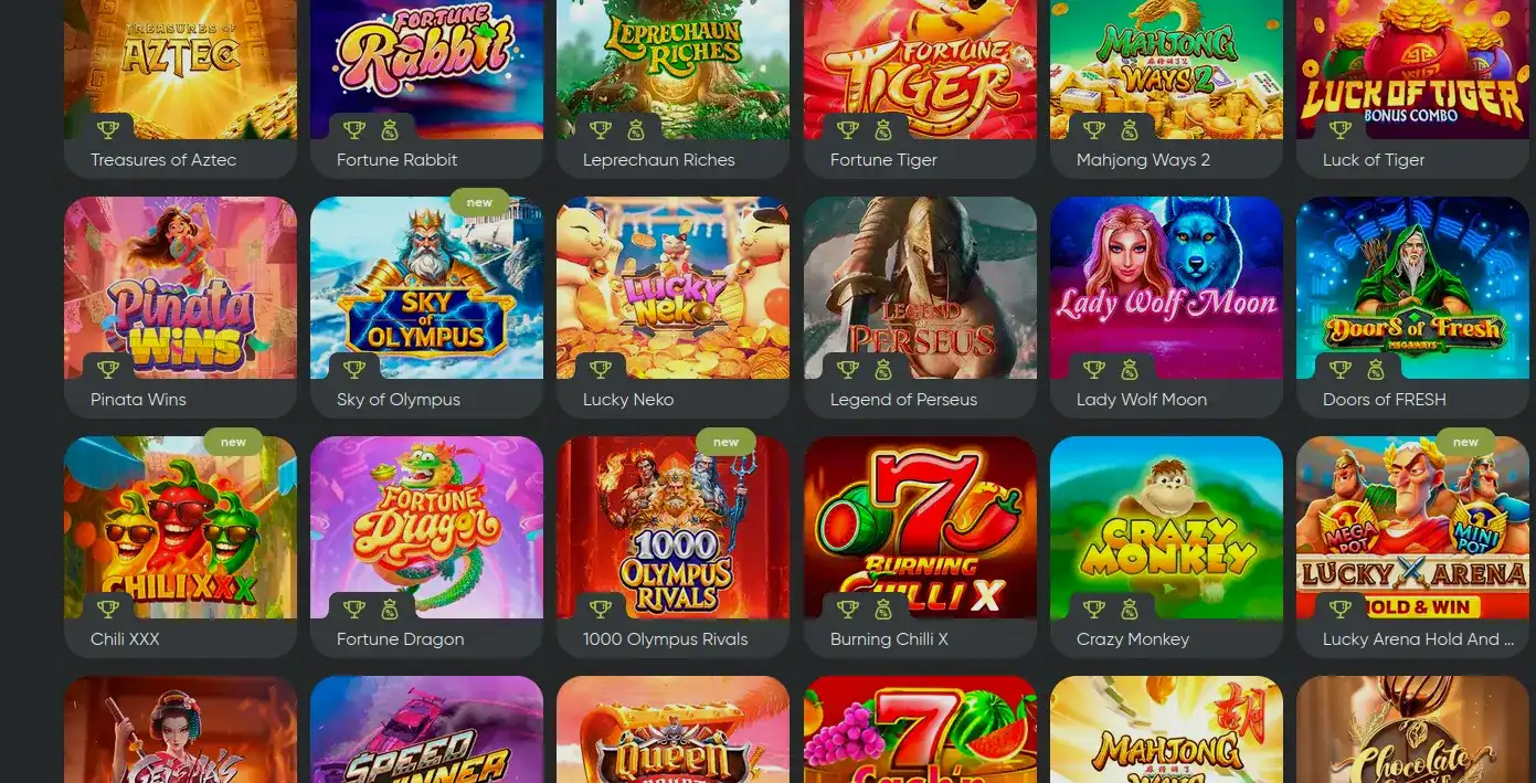 Мобильная версия Cat casino на экране смартфона
